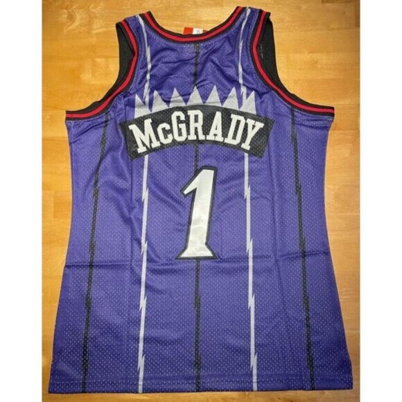 NBA Toronto Raptors Tracy McGrady 1998-99 Jersey Large Mitchell & Ness NWT - Picture 2 of 2